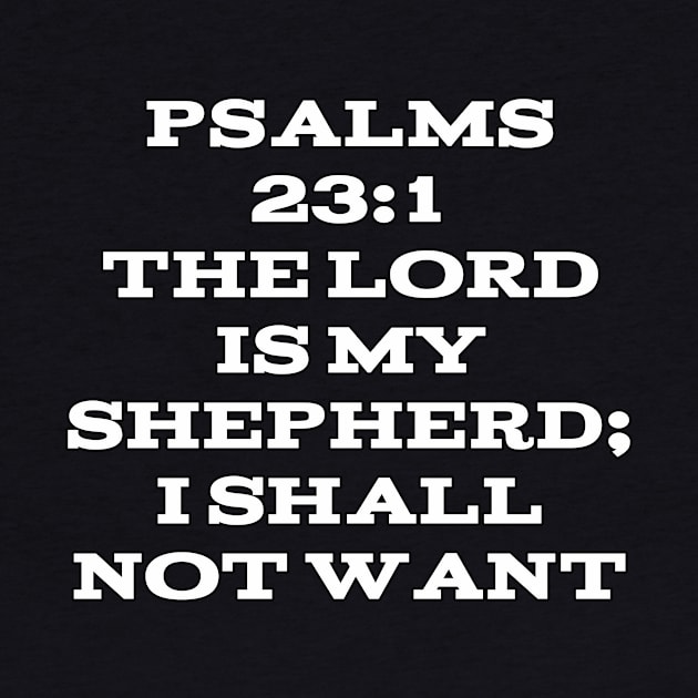 Psalm 23:1 by Holy Bible Verses